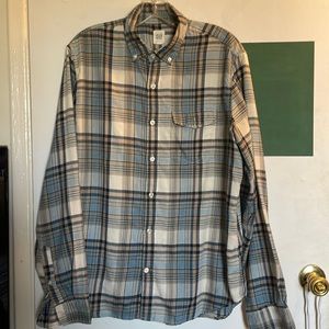 Men’s Gap button down flannel size M